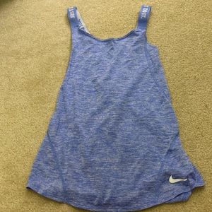 Nike Sri-fit blue tank